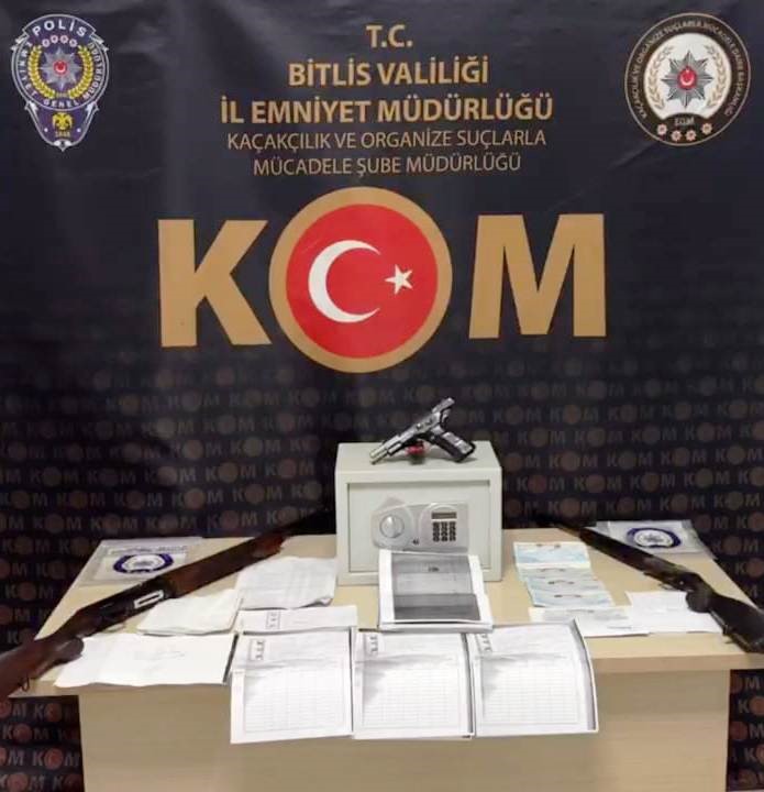 Bitlis’te tefeci operasyonu: 48 gözaltı