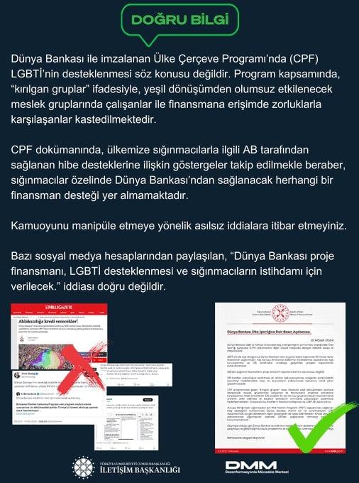 Alçak iddialar yalanlandı: CPF'de LGBTİ’nin desteklenmesi söz konusu değildir