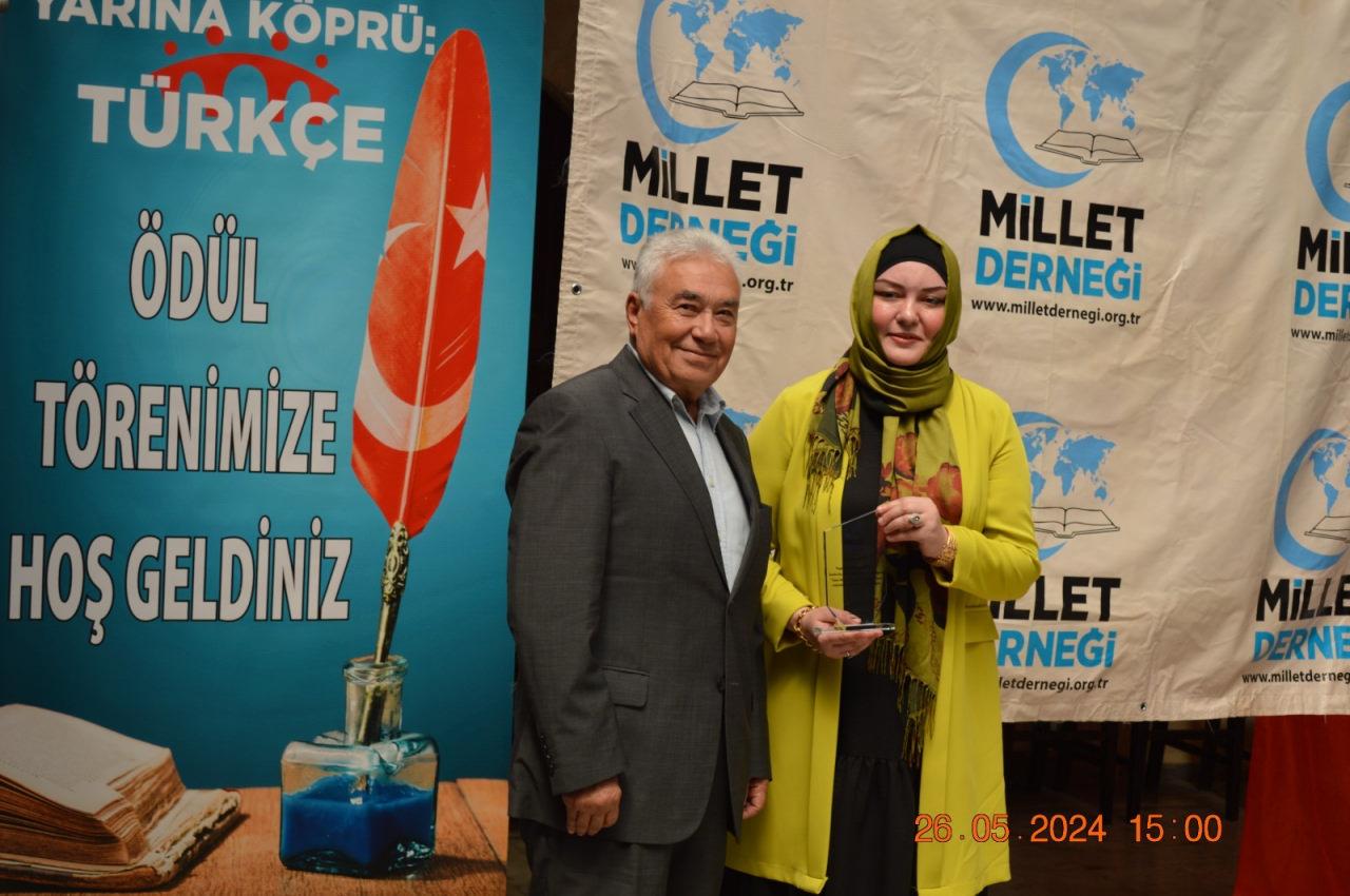 Millet Derneği’nden “Bugünden Yarına Köprü: Türkçe” yarışmasına ödül töreni