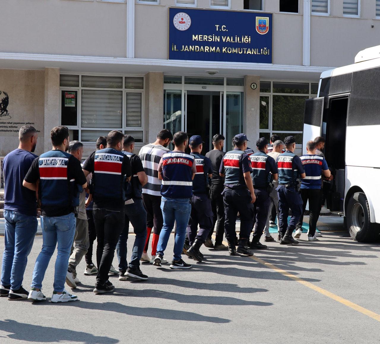 Mersin'de PKK operasyonu: 12 zanlı yakalandı