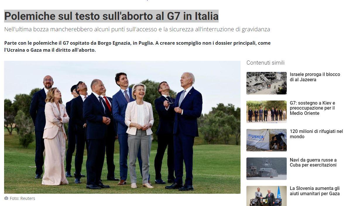 G7 Liderler Zirvesi'nde Meloni ile Macron arasındaki anlaşmazlık tansiyonu arttırdı
