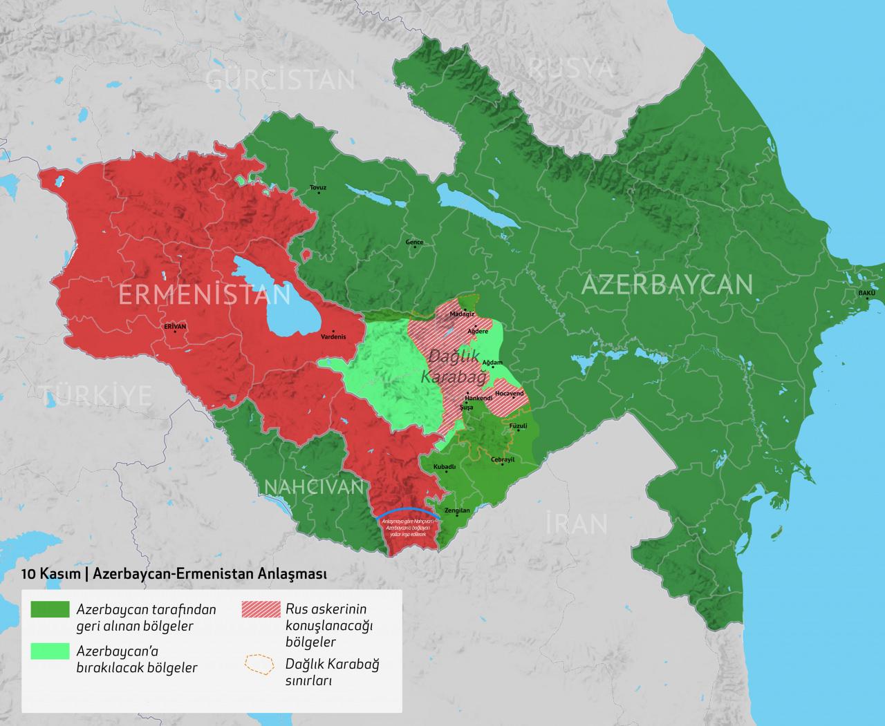 Rus Barış Gücü, Dağlık Karabağ'dan tamamen çekildi