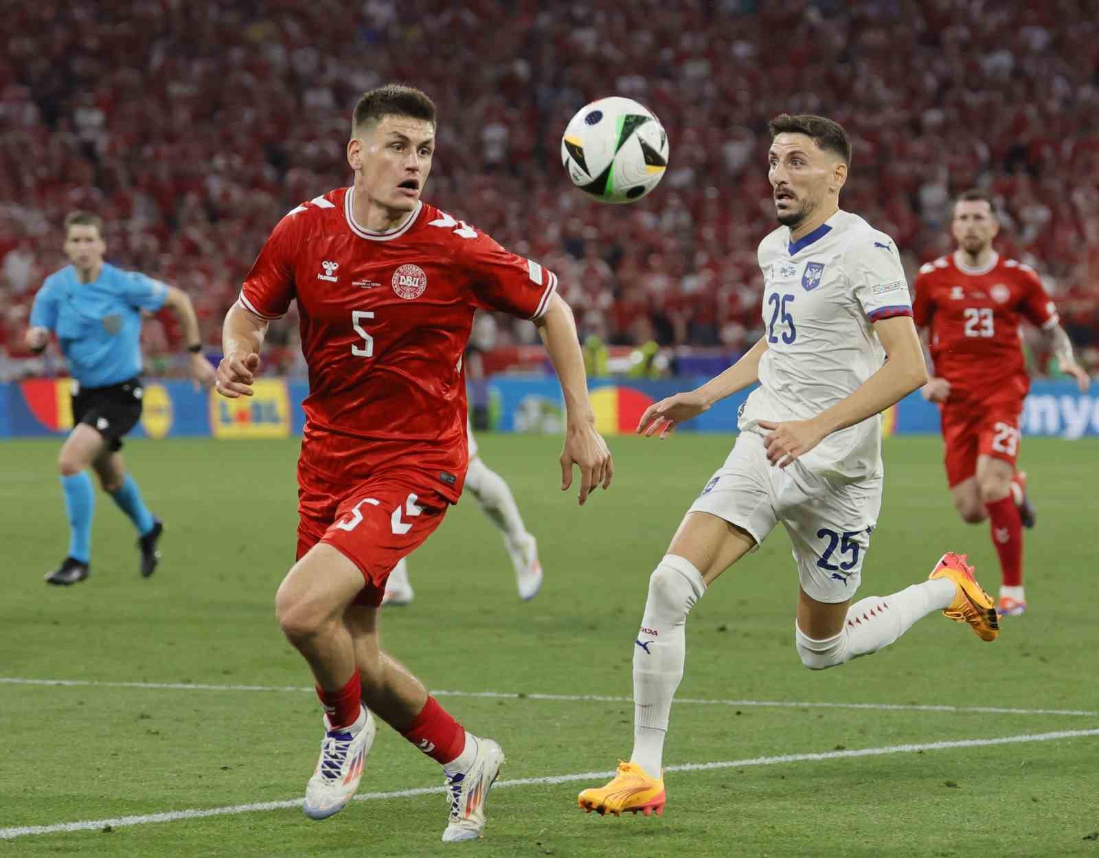 EURO 2024: Danimarka: 0 - Sırbistan: 0