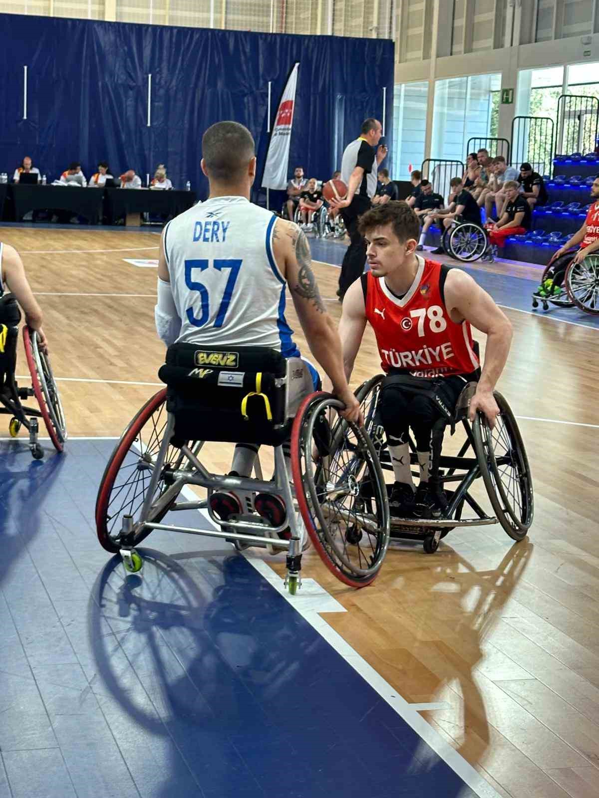 U23 Tekerlekli Sandalye Milli Takımı, IWBF Avrupa Şampiyonası ilk maçını kazandı