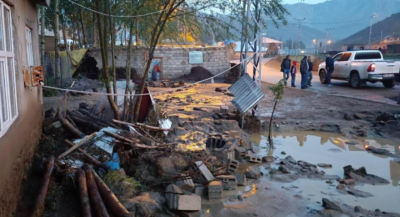 Van'da sel: 52 hayvan öldü, 10 ev hasar gördü