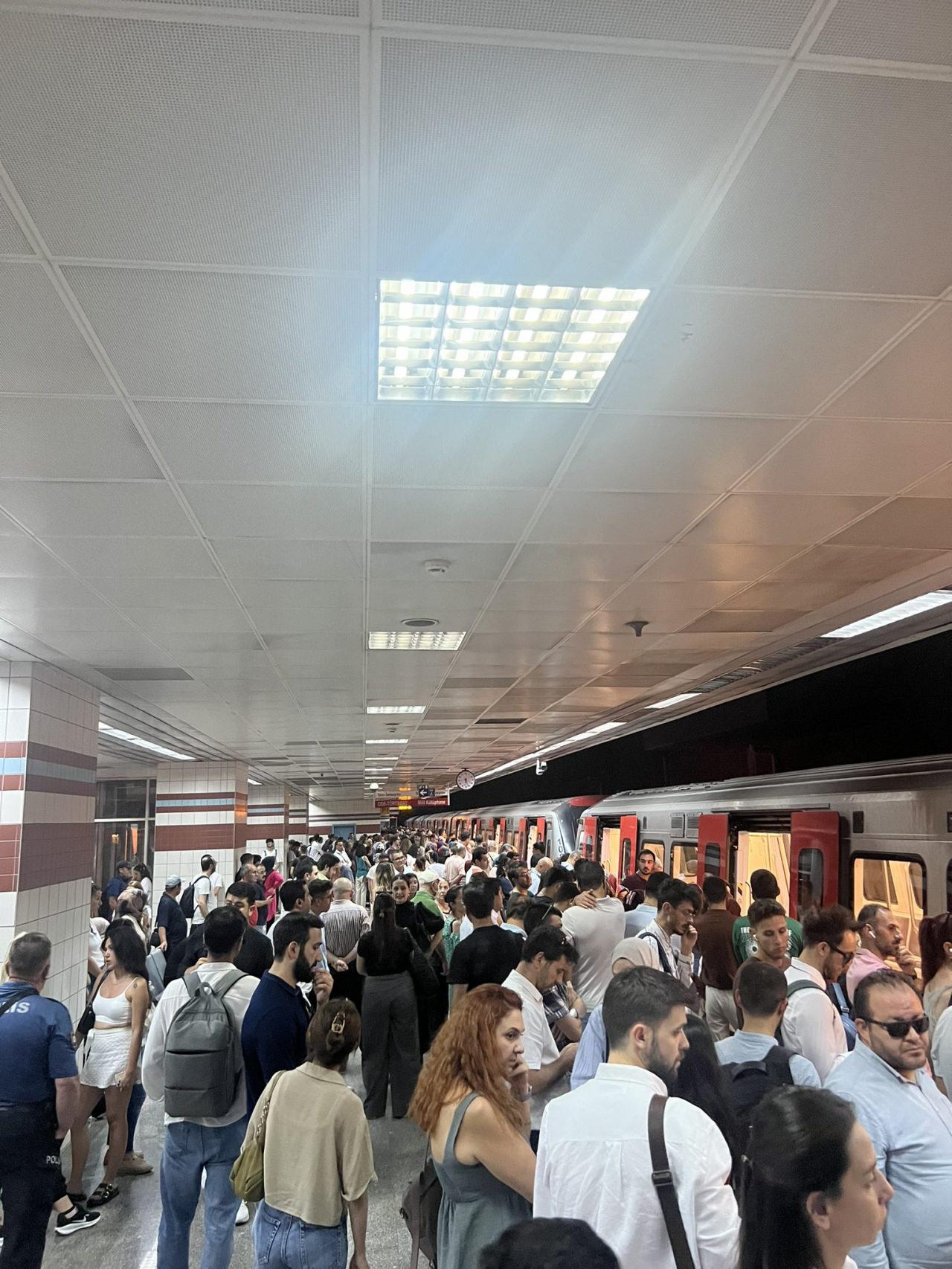 Kızılay-Koru Metro hattında seferler durduruldu! EGO'dan açıklama