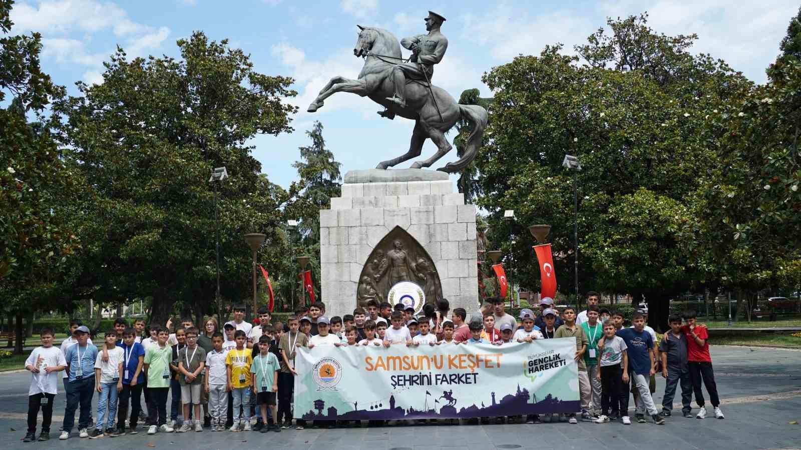 Öğrenciler Samsun’u keşfetti