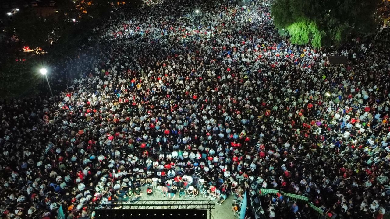 Milli maç heyecanı Tepebaşı’nda yaşandı