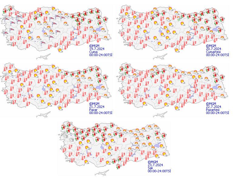 Meteoroloji paylaştı: Sıcak daha da artacak, sonra yağış geliyor