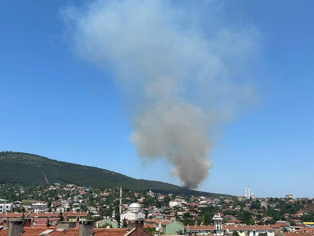 Aydos Ormanı’nda yangın! Dumanlar gökyüzünü kapladı