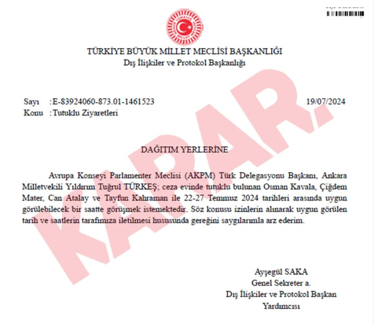 AKP'li Tuğrul Türkeş, Gezi tutuklularını ziyaret etmek için başvurdu: Adalet Bakanlığı'ndan engel! - Son Dakika Türkiye,Siyaset Haberleri | Cumhuriyet