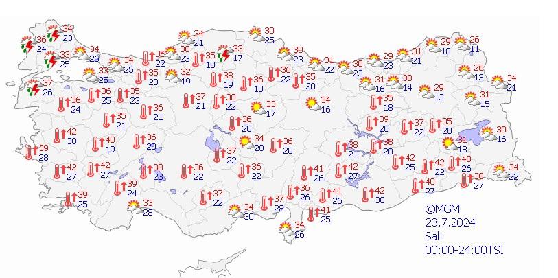 17 il için uyarı! Dikkat: Kuvvetli geliyor! Yeni haftada hava durumu nasıl olacak?