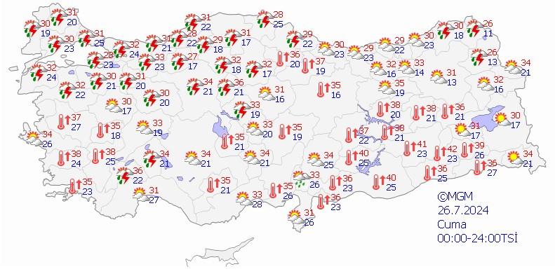 17 il için uyarı! Dikkat: Kuvvetli geliyor! Yeni haftada hava durumu nasıl olacak?