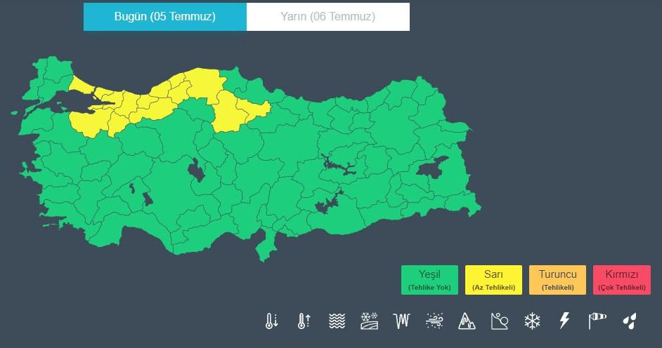 Meteoroloji'den İstanbul dahil 14 kente sarı kodlu uyarı!