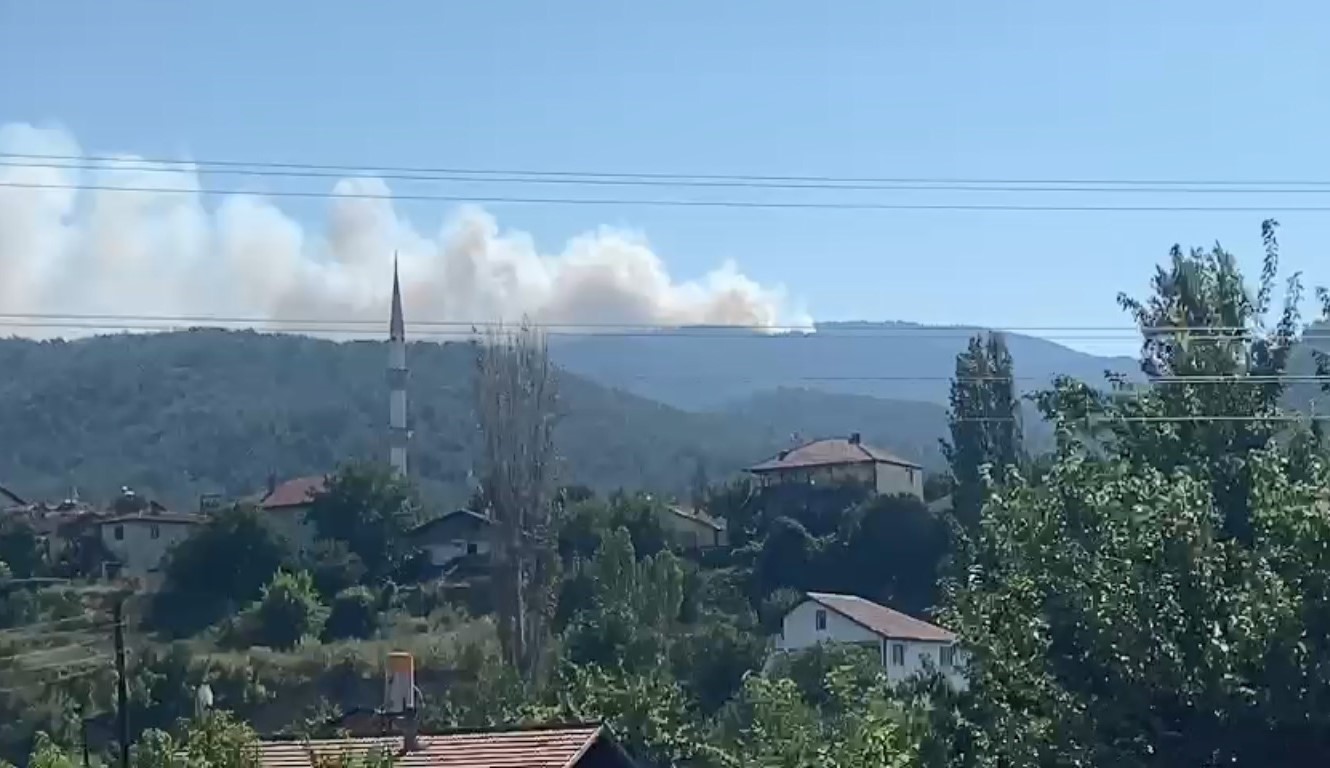 Karabük’te orman yangını