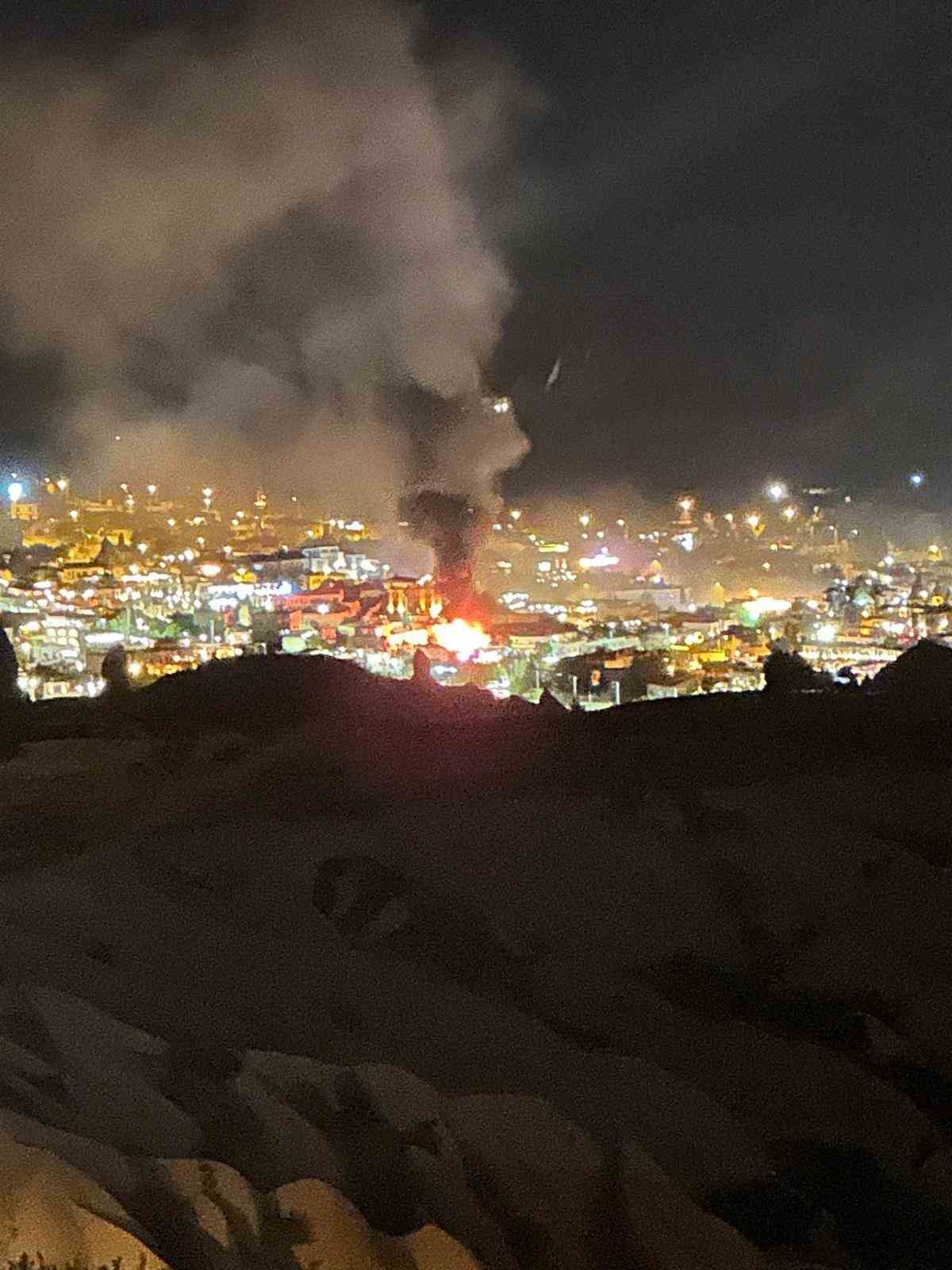 Göreme’de otel yangını