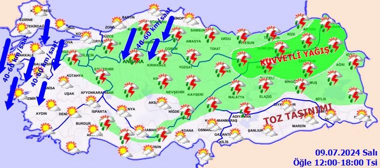 Meteoroloji'den 8 kente sarı kodlu son dakika uyarısı!