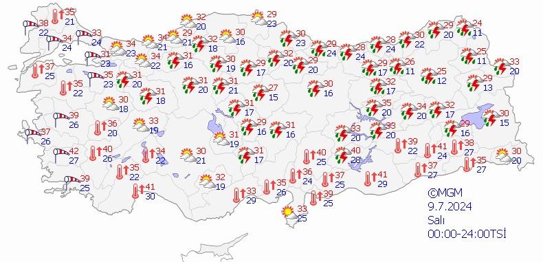 Meteoroloji'den 8 kente sarı kodlu son dakika uyarısı!