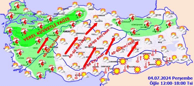 Meteoroloji'den dört kent için son dakika uyarısı!