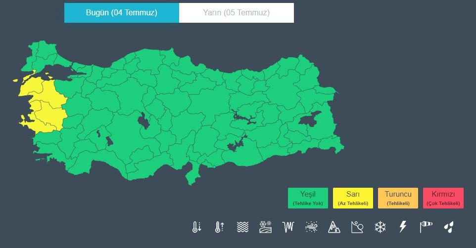 Meteoroloji'den dört kent için son dakika uyarısı!