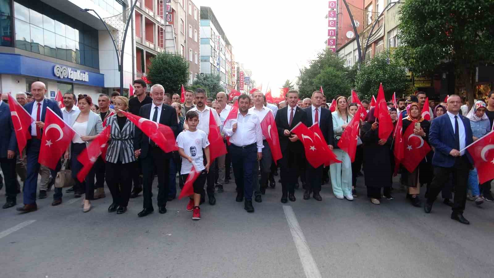 Isparta 15 Temmuz’un 8’inci yılında tek yürek oldu