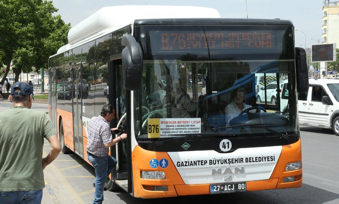 Gaziantep'te 15 Temmuz'da ulaşım ücretsiz! Saatler belli oldu