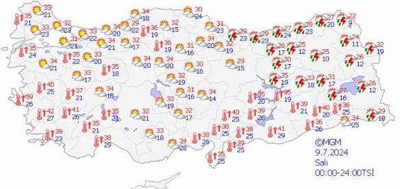 Kavurucu sıcaklar dönüyor! 42 dereceye çıkacak