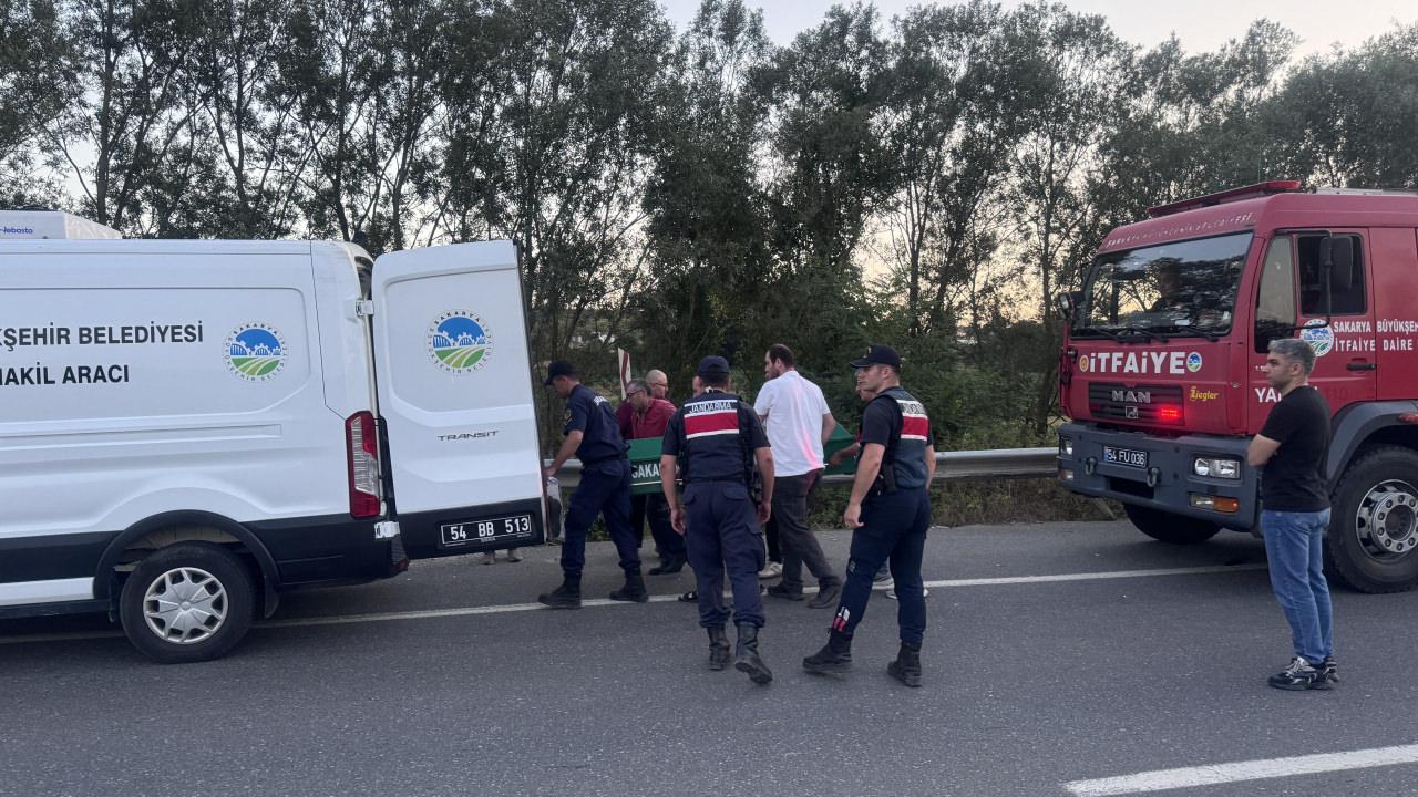 Sakarya'da şarampole yuvarlanan kişi öldü