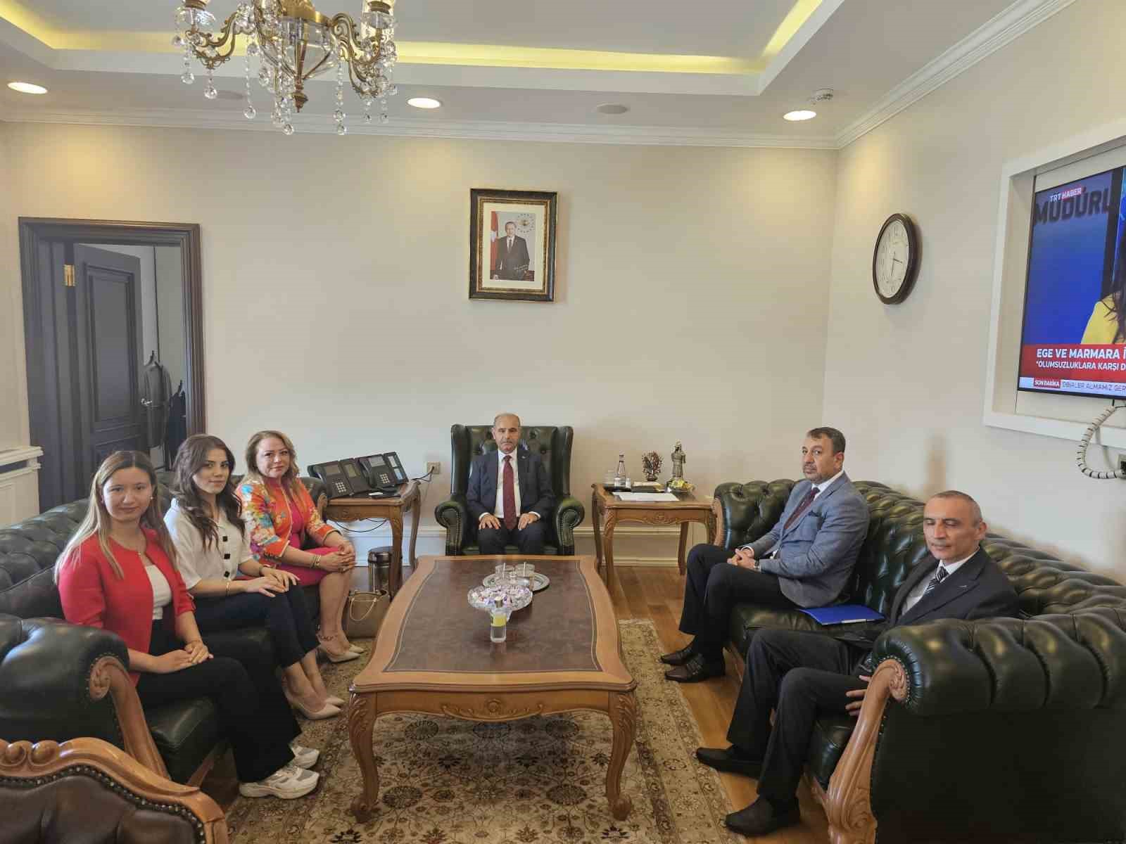 ASATUF’tan İçişleri Bakan Yardımcısı Mehmet Aktaş’a ziyaret