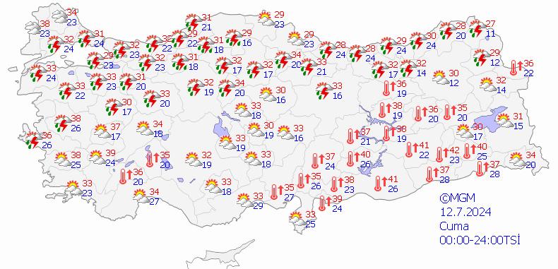 İstanbul'da kuvvetli yağmur! Ne kadar sürecek? İstanbul, Ankara, İzmir hava durumu